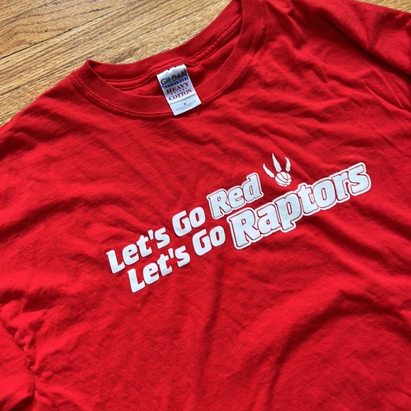 Vintage Toronto Raptors T-Shirt / XL / McDonalds / Lets Go Raptors / NBA - Picture 2 of 7